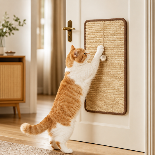 Sisal Cat Scratching Post with Hanging Ball