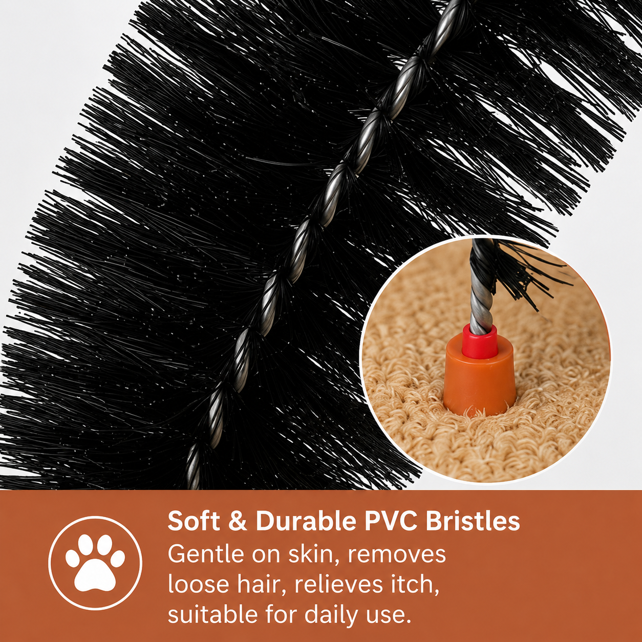 Cat Grooming and Massage Arch with Scratcher