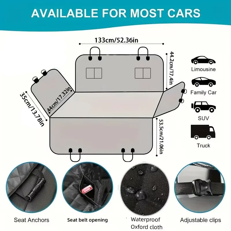 Waterproof Car Seat Cover for Dogs